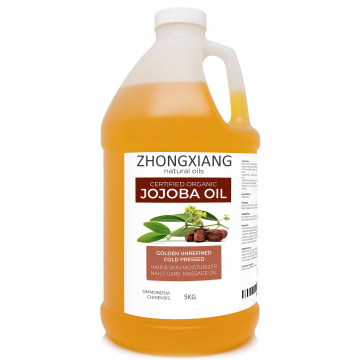 Prezzo di massa all&#39;ingrosso 100% Olio di jojoba organica puro puro