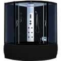 Luxo Black Bath Steam Shower Room