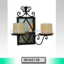 fantastic design metal wall sconces with mirror