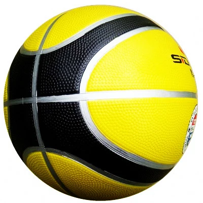 12 Panels Colorful High Quality Rubber Basketball