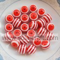 10MM 2014 Hot Sale Polystyrene Swarovski Nigeria Beads ,Jewelry Fashion resin beads,Red Resin Shamballa Bead Wholesale