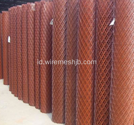 Anti-dizzle Galvanized dan PVC Coated Expanded Metal Mesh