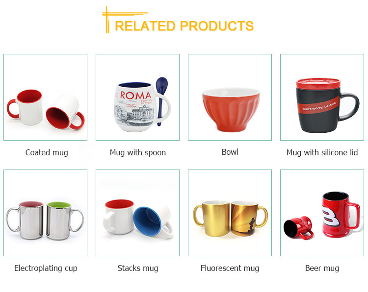 Hot Sale  color customized ceramic souvenir mug Spray coffee mug