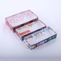 Weihnachtssocken Verpackung Custom Clear Deckel Paper Box