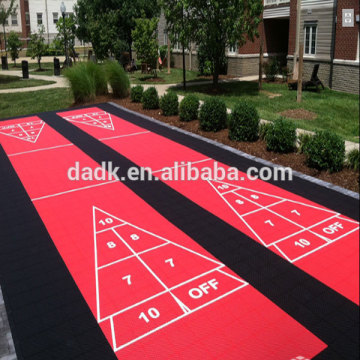Outdoor backyard shuffleboard flooring,park shuffleboard court,family outdoor games