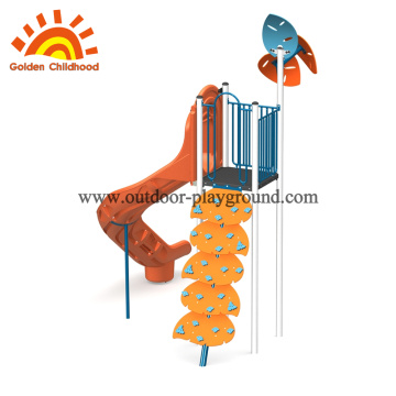 Single Orange Outdoor Playground Equipment For Sale