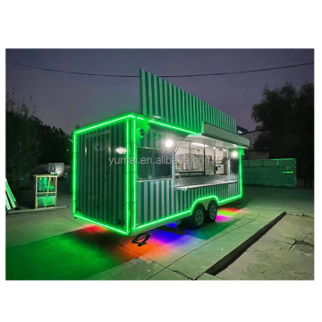 YUMAI Custom Mobile Shipping Container Kitchen on Wheels