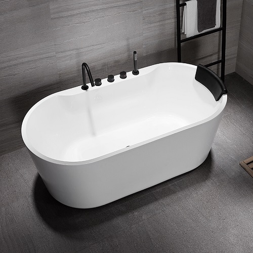 Whirlpool Tub Jets Home Bathroom Freestanding Acrylic Bathtub