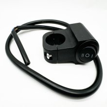 7/8" Motorcycle Handlebar Switch - Aluminum Alloy Headlight Control Switch for Scooters