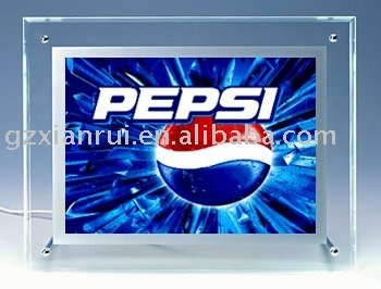 acrylic frame advertising panel