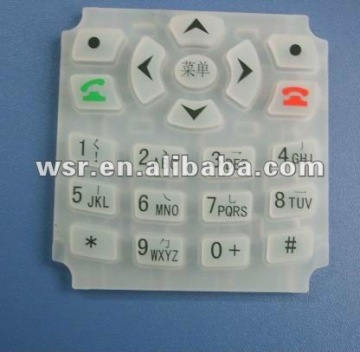 silicone remote control keypad