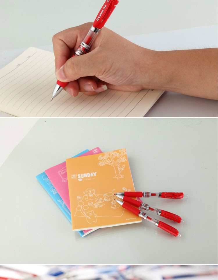 Office Stationery Competitive Price writing instrument 0.5mm retractable gel pen