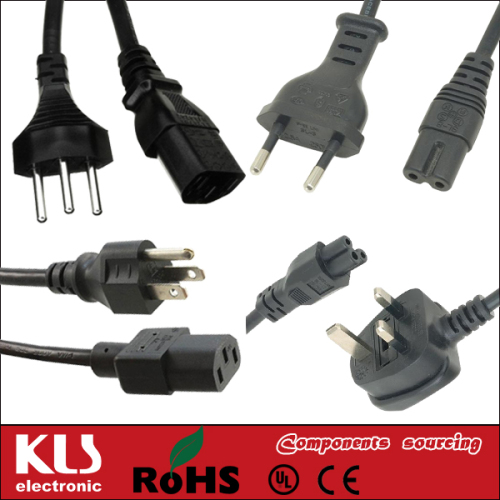 Good quality ul computer south power cord UL CE ROHS 105 KLS