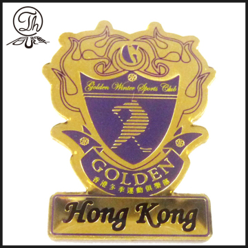 Gold sport cup lapel pins