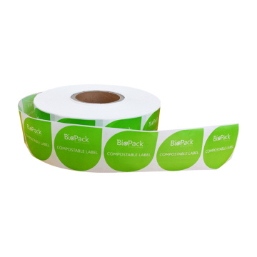 Labels bio d&#39;autocollant compostable de cellophane à la maison écologique