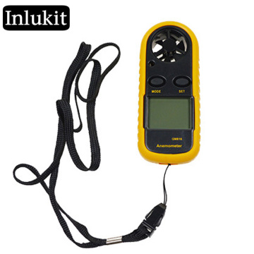 Wind Speed and Temperature Monitor: LCD Digital Anemometer Display