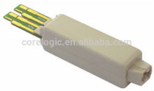 MDF terminal block over POTS ADSL splitter