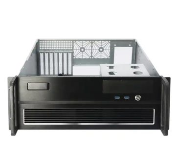 OEM Custom Micro ATX Rack Mount Chassis 4U Server: Aluminum Computer Case Enclosure