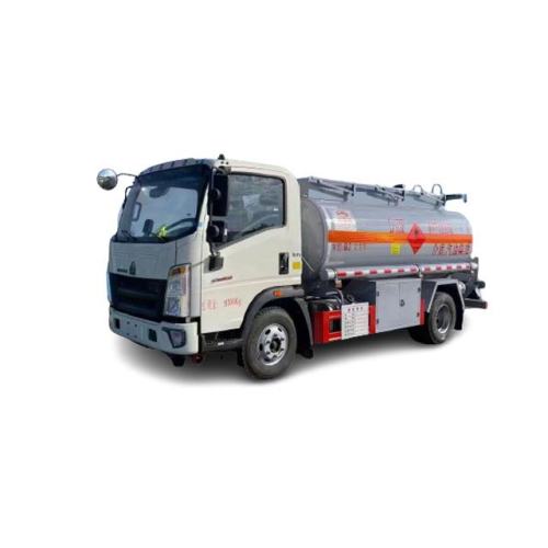 5000 liter aluminum type oil distributor truck