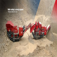 Movable Glad Ore Quartz Stone Crusher Plant