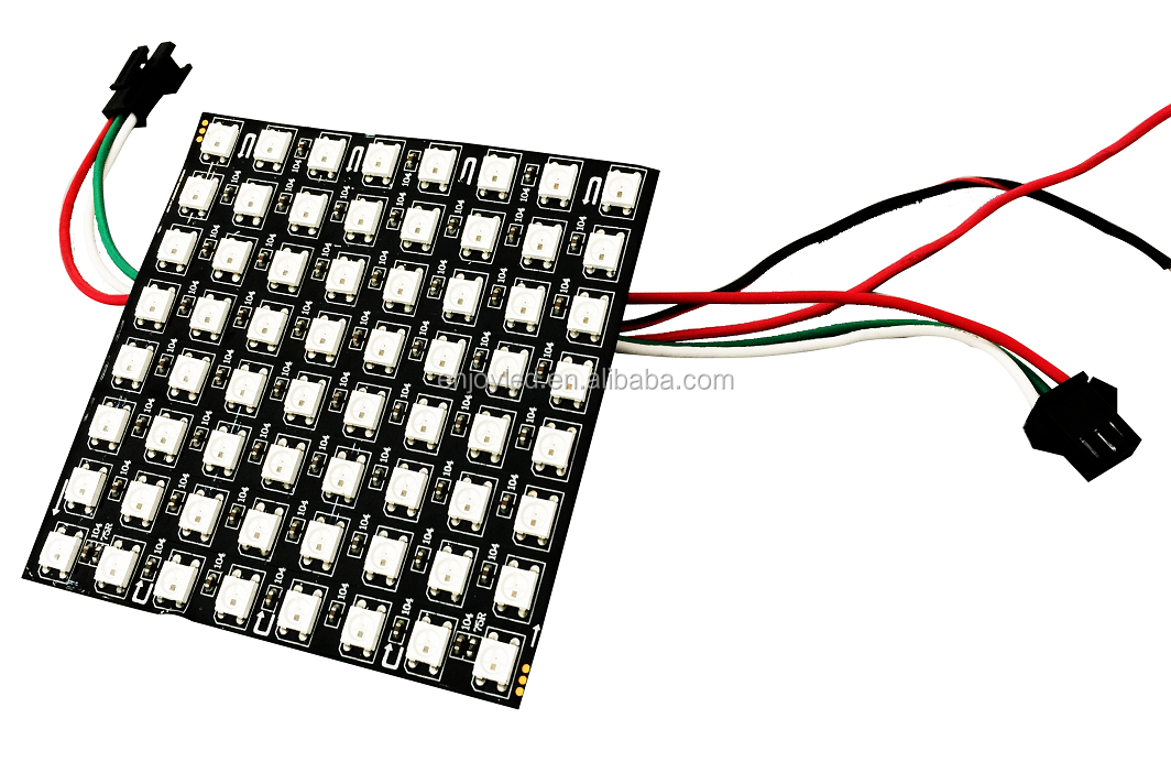 16x16 WS2812 RGBW rgb led matrix flexible dot matrix display