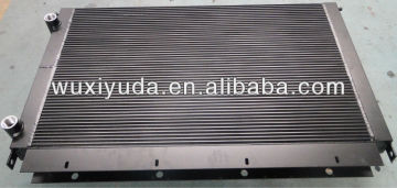 aluminum oil water cooler for hydraulics (oli cooler assembly)