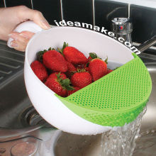 Kitchen Soak and Strain Washing Bowl