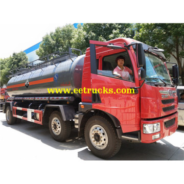 FAW 15 CBM Sodium Hydroxide Tanker Trucks