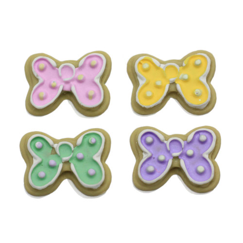 Nouveau dos plat Bowknot résine pince à cheveux décor Kawaii noeud papillon bricolage maison fête artisanat pour boucle d&#39;oreille bijoux ornement