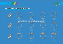 Brass Raw Colour Adjustable Bling Finger Ring