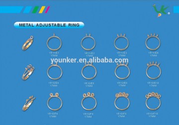 Brass Raw Colour Adjustable Bling Finger Ring