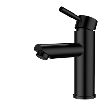 Wholesale Single Hole Hot Cold Black Basin Faucet