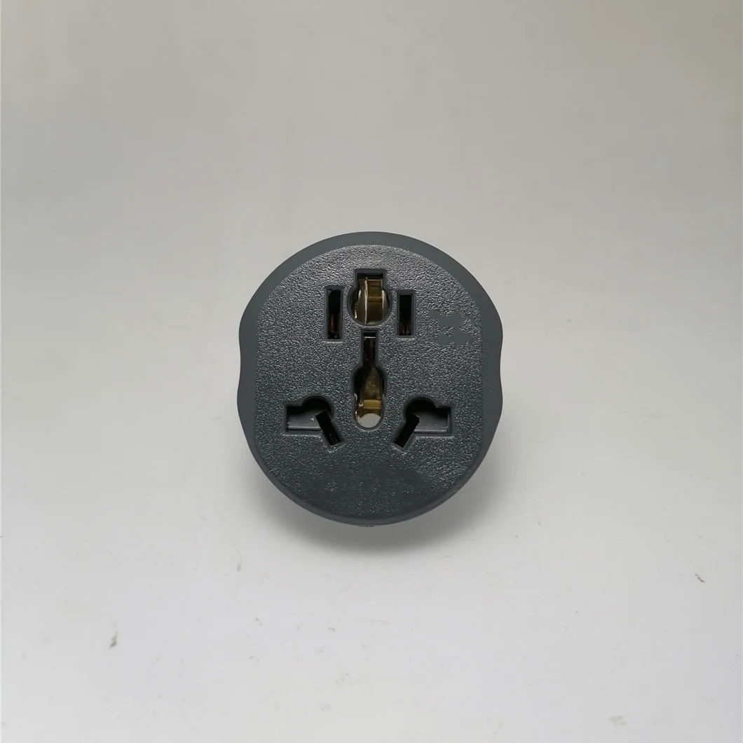 European Grounded Power Plug Adapter Converter 30A