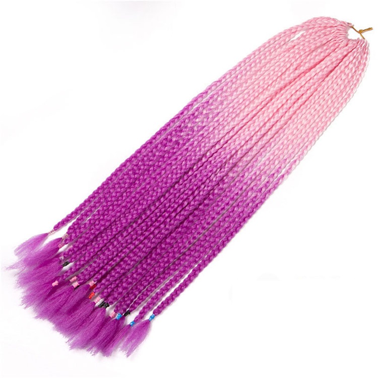 24inch Ombre Box Braids Thick Thin Crochet Braids Wholesale