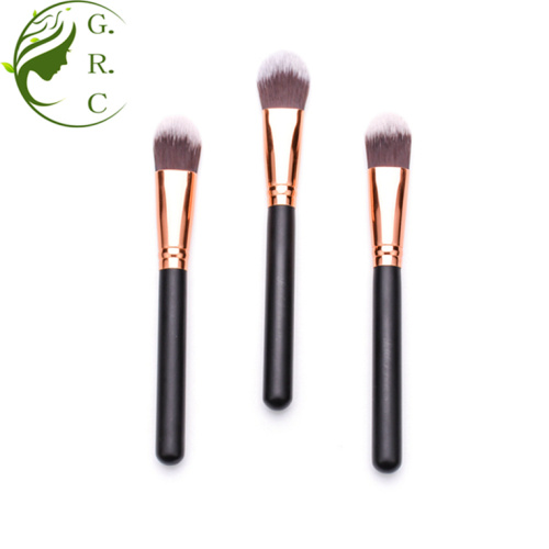 Wooden Practical Oval Professional Liquid Foundation Brush