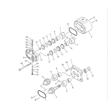 07432-68100 MOTOR DE ÓLEO ASSY ADIFICADO GD200A-1