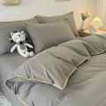 Giặt bông Duvet Cover Bộ đồ giường phẳng