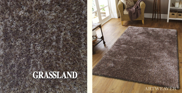 Blush Brown Shaggy Rugs