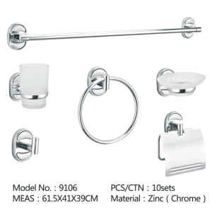 China Hotel Gold Luxus Toilette Hardware Set Badezimmer Zubehör Papierhalter