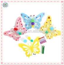 Butterfly felt craft kit for kids , kids diy felt craft