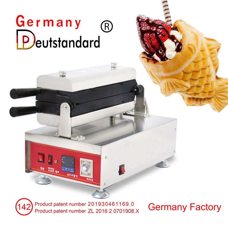 commercial fish shaped waffle taiyaki machine for sale