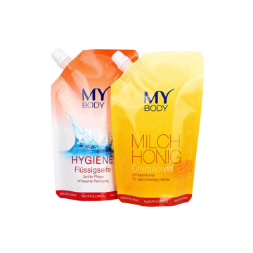 Custom Printed Air-proof Detergent Pouch With Spout