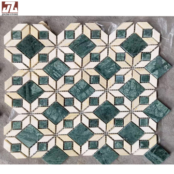 Marble Fish Scale Mosaic Tile for Kitchen and Bath