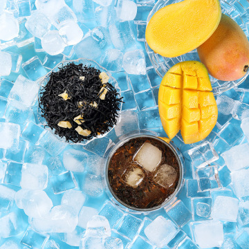 No Caffeine Herb Tea: Health Flavored Mango Oolong Tea Cold Brew Mix