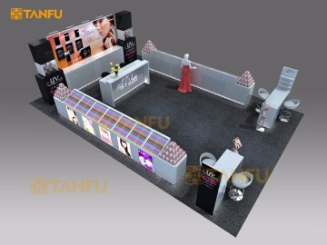 TANFU 30x20 or 30 x 20 Cosmetics Trade Show Display Booth