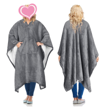 Sherpa Oversized Hoodie Sweatshirt Blanket