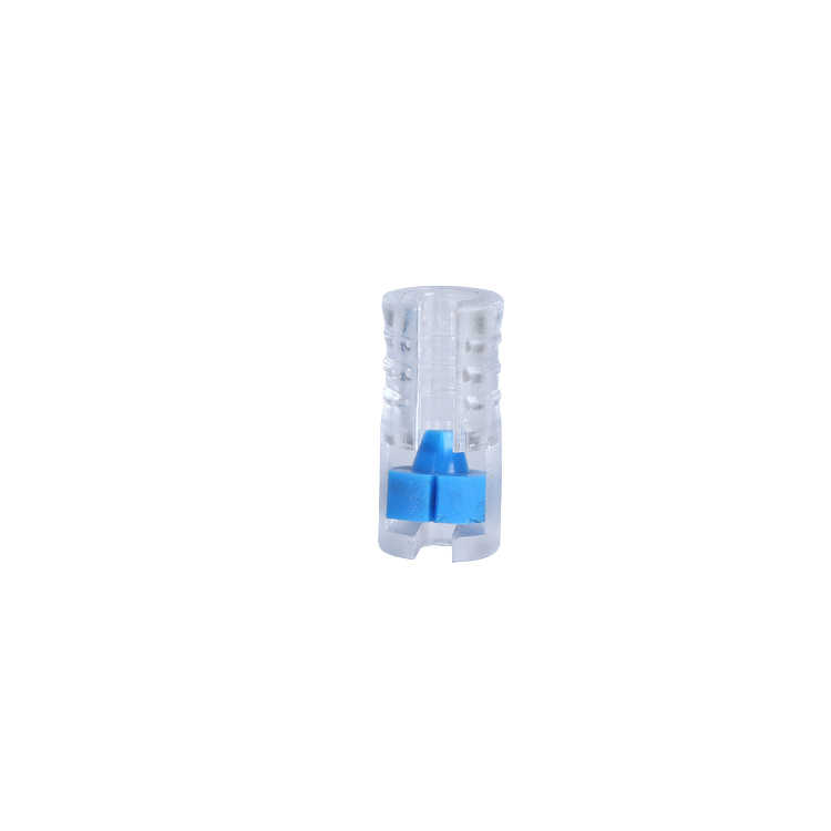 Mini easy installation gas-water block microduct connector transparent plastic easy observe gas connector