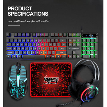 Game 4 in 1 Keyboard/Mouse/Headphone/Mouse Pad