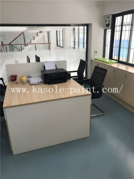 Office epoxy color sand floor
