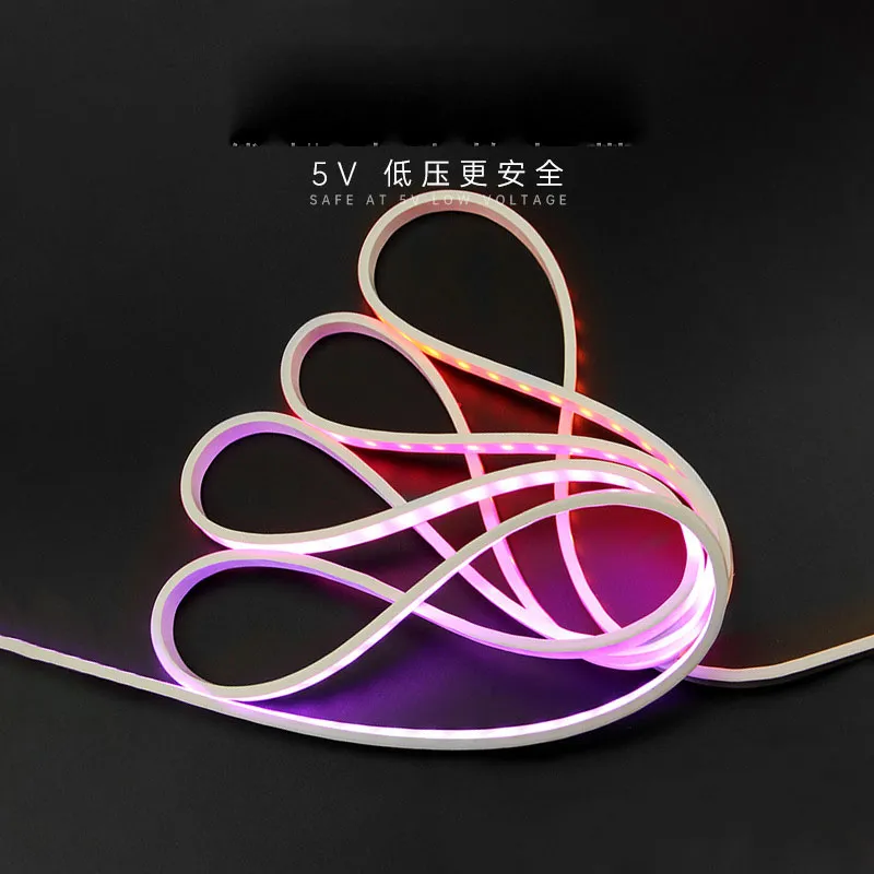 12*5mm 5V RGB LED Addressable Neon Flex Strips